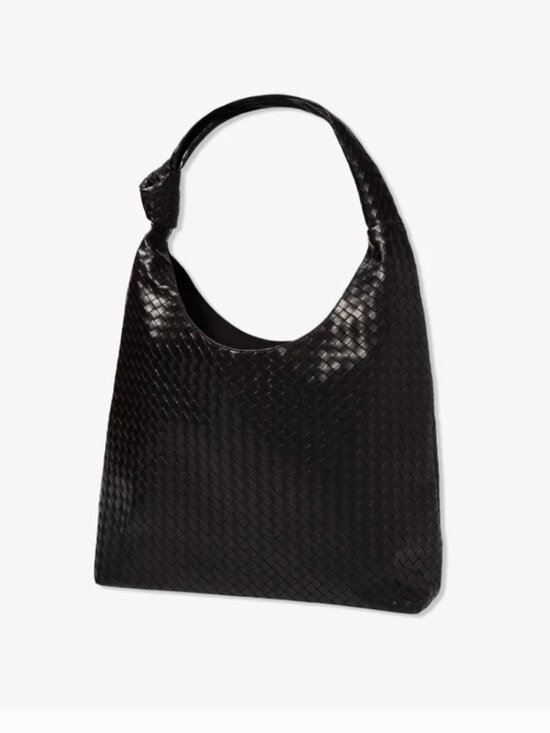 Ulta Beauty Handbags - NWT Black Woven Tote Bag Oversized Shoulder Bag Quiet Luxury Everyday Tote